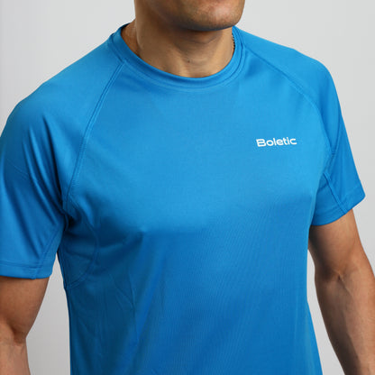 Men's Carvan Active Performance T-Shirt- Blue