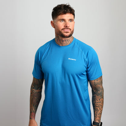 Men's Carvan Active Performance T-Shirt- Blue