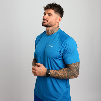 Men's Carvan Active Performance T-Shirt- Blue