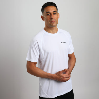 Men's Carvan Active Performance T-Shirt- White