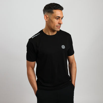 Men's Archer Cotton Sport T-Shirt- Black