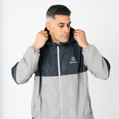 Men's FEAR Reflective Windbreaker- Grey