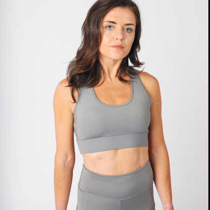 Woman's Fleur Multi Sport Bra- Grey