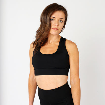 Woman's Fleur Multi Sport Bra- Black