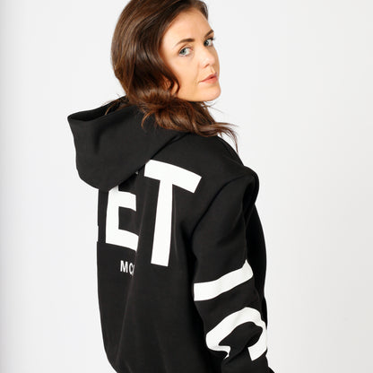 Woman's Adored Hoodie- Black